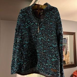 Wool Sherpa pull over